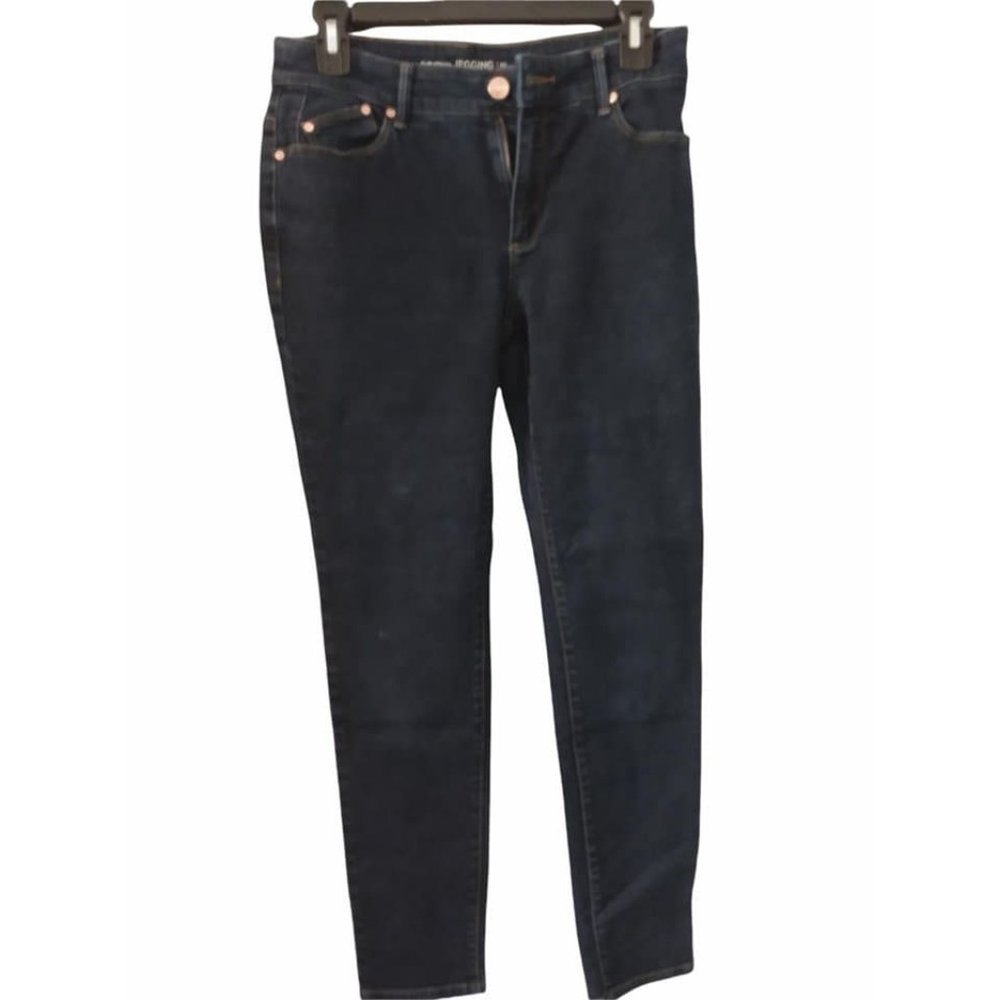 CHICO'S Platinum Dark Wash Skinny Jegging Size 00 (30 Waist)
